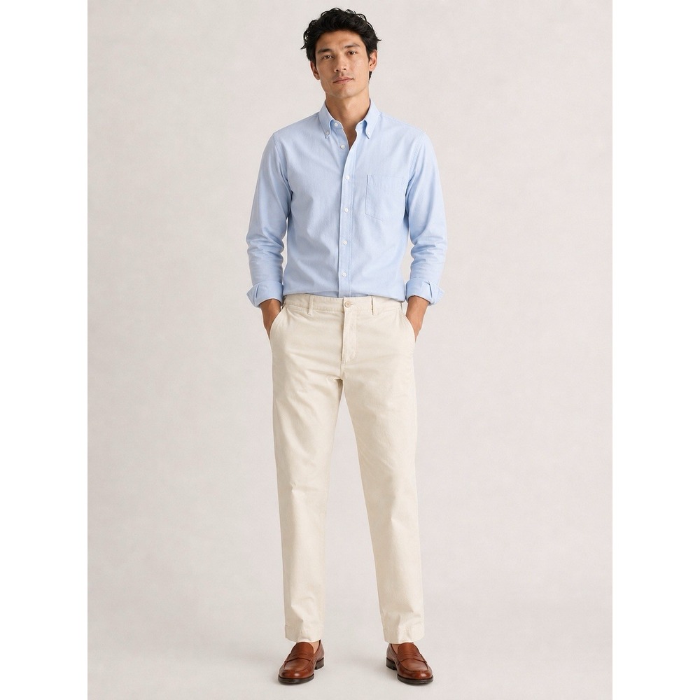 Alex Mill Men Pants 32L Off White Preppy Quite Luxury Coastal 100% Cotton